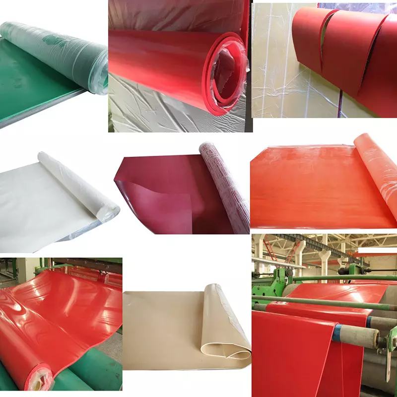 smooth surface material custom thickness SBR rubber plate manufacturer/PAIDU